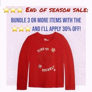 NWOT - Epic Threads - Long sleeve T-shirt - Red - 2T